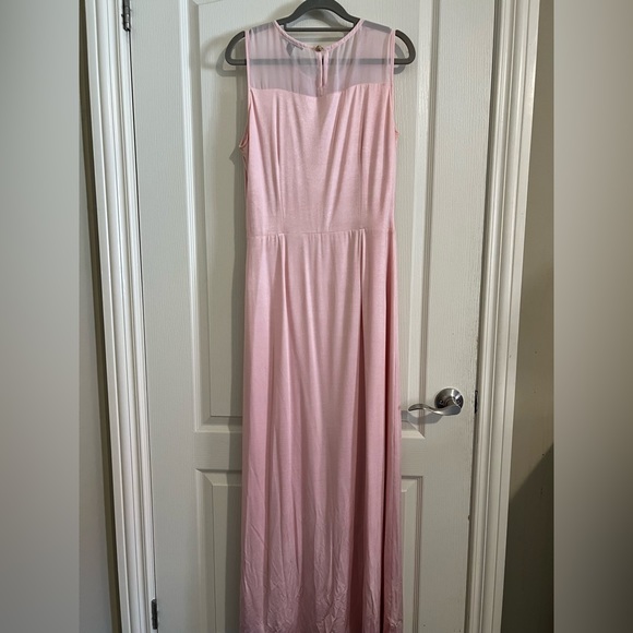 Long Sleeveless Pink Dress (Mango) - Picture 2 of 2